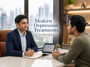 Psychiatrist In Mumbai Discussing Depression Treatment Details with a patient 